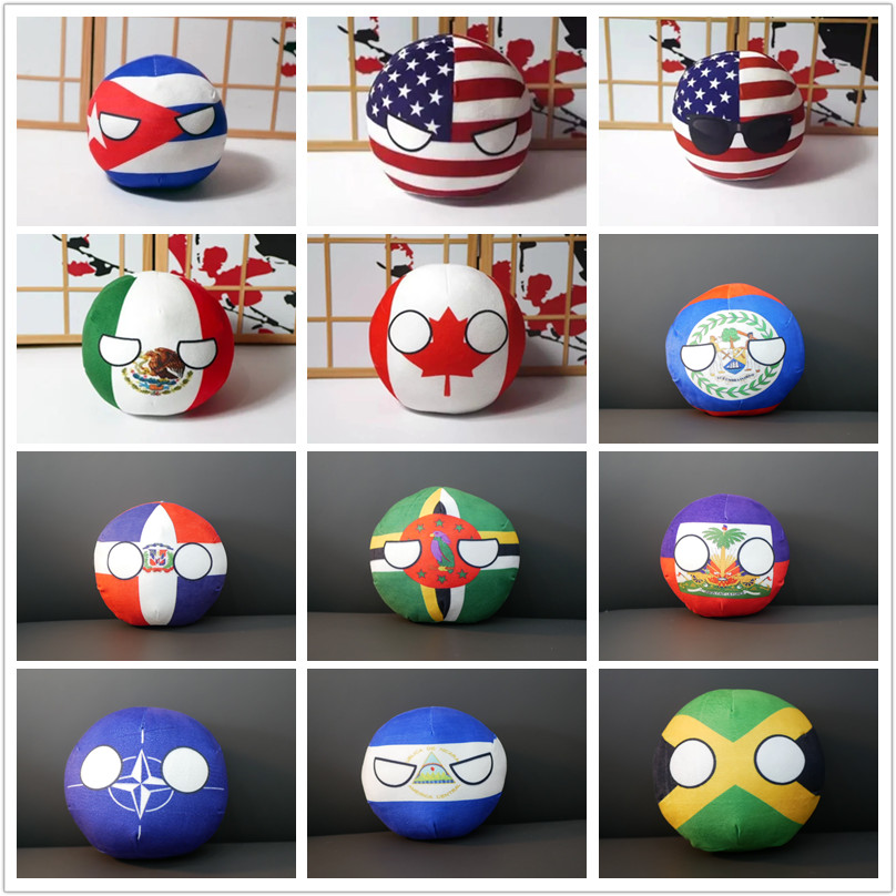 Board Game Jamaica - Countryballs peluş bebek küba meksika abd