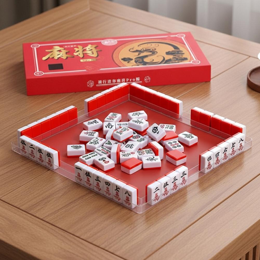 Board Game Pdf - Taşınabilir Seyahat Mini Mahjong Seti Seyahat