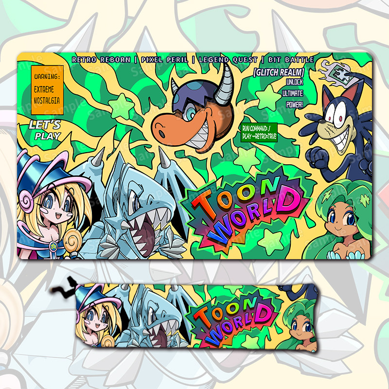 Board Game Yugioh - Yu-Gi-Oh! 600x350mm Toon Kara Büyücü Kız
