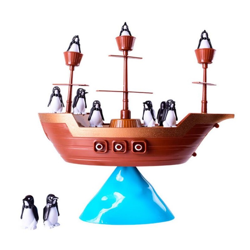 Board Game Pirates - Korsan gemisi denge oyunu küçük penguen
