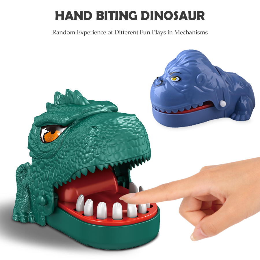 Board Game Arena - Dinozor Dişleri Isırma Parmak Oyuncakları, Diş
