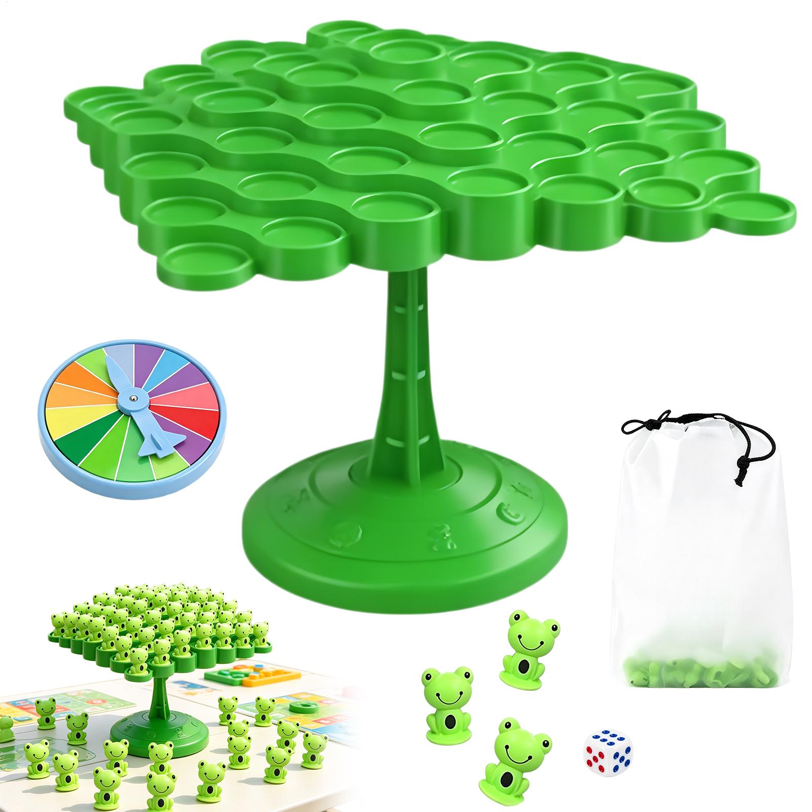 Board Game Arena - Eğlenceli Kurbağa Denge Ağacı Çocuk Matematik