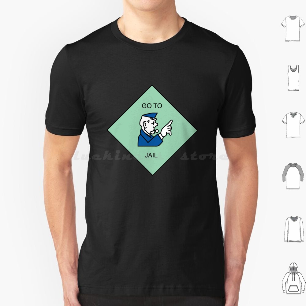 Board Game Vintage - Hapishaneye Git-T-Shirt Pamuklu Erkek Kadın DIY