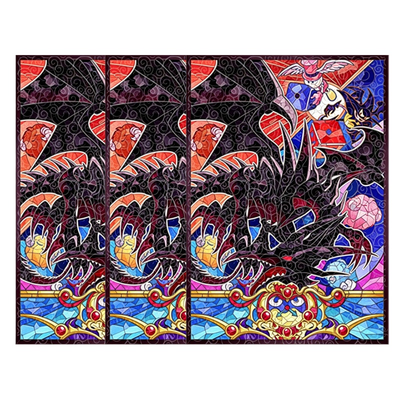 Board Game Yugioh - 50 adet/set Yu-Gi-Oh! Kırmızı Gözlü Kara