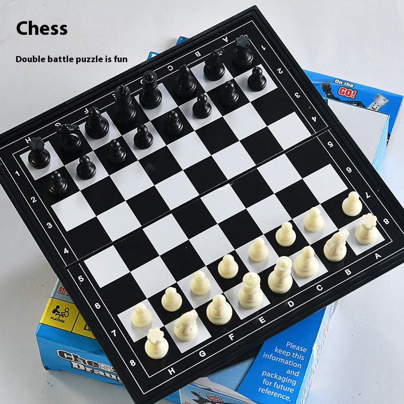 Board Game Arena - İkisi Bir Arada Katlanabilir Tahta Oyuncaklar