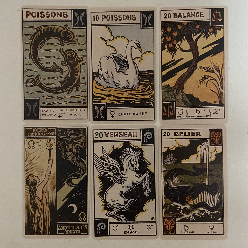 vintage zodiac oracle cards 48 - Board Game Vintage incelemesi ve fiyatı