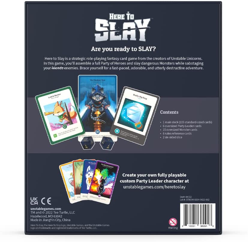 Unstable Games Here to Slay Ka - Board Game Pirates incelemesi ve fiyatı