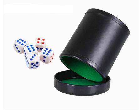 Deri Zar Kapaklı Bardak Yeşil  - Board Game Yahtzee incelemesi ve fiyatı