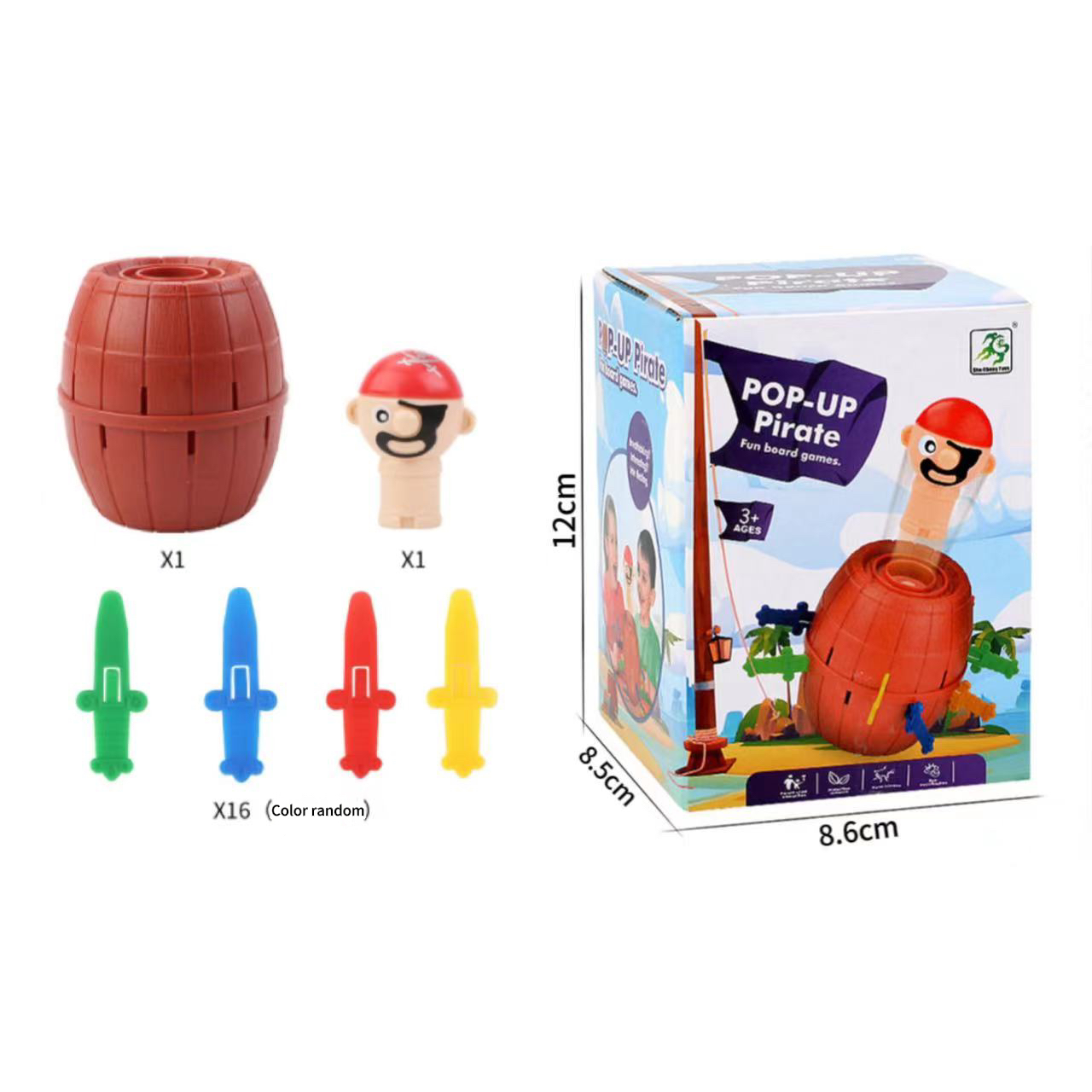 Mini yeni komik korsan varil o - Board Game Pirates incelemesi ve fiyatı