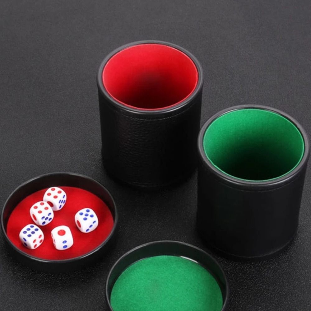 Kapaklı deri barbut kutusu yeş - Board Game Yahtzee incelemesi ve fiyatı